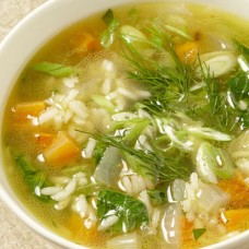 CHICKEN & RICE SOUP